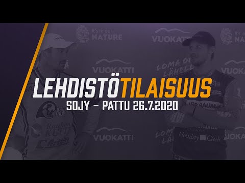 Lehdistötilaisuus: SoJy - PattU 26.7.2020