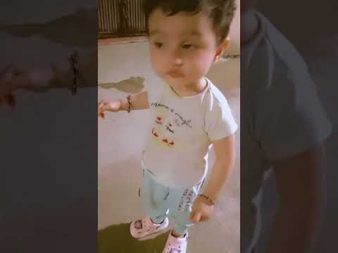 When she plays with dog#dailyvlog#cutebaby#dhriti#dubailife