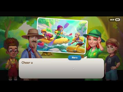 Gardenscapes 2447 Hard Level - 17 moves - NO BooSTERS