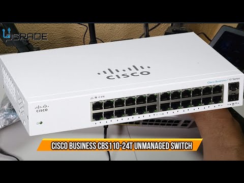 Šakotuvas Cisco CBS110-24T-EU video