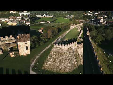 Castle of Lonato, Lake Garda Italy - 4k Drone Video
