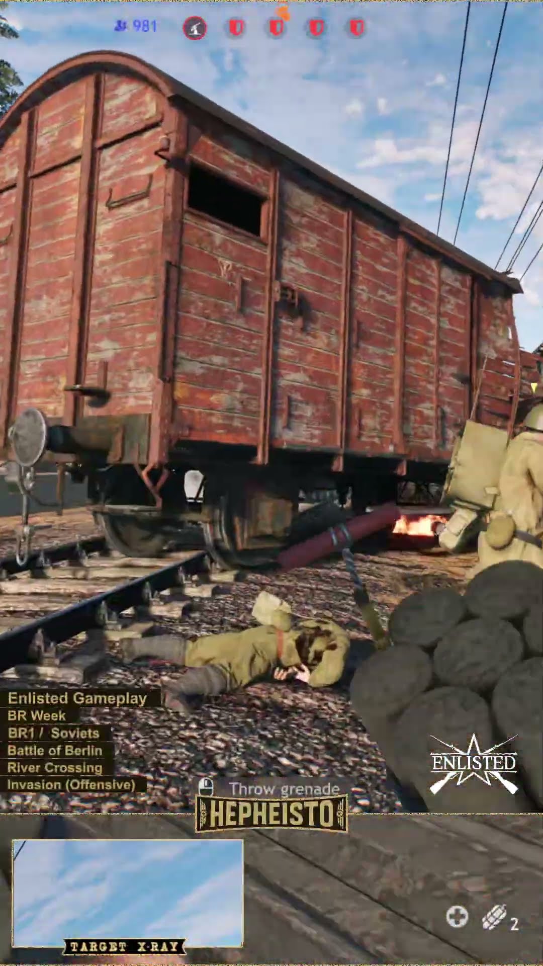 Engineer eliminates Panzer II C with Explosion Pack