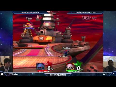 Smashacre Frostbite - CT ZeRo vs Anti - Losers Quarters - SSBB