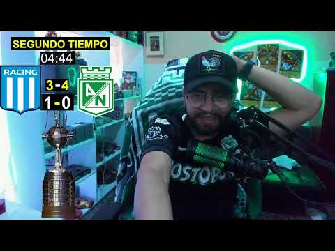 Eliminados en Argentina | RACING (3) vs (0) ATLETICO NACIONAL | LIBERTADORES |  REACCION HINCHA