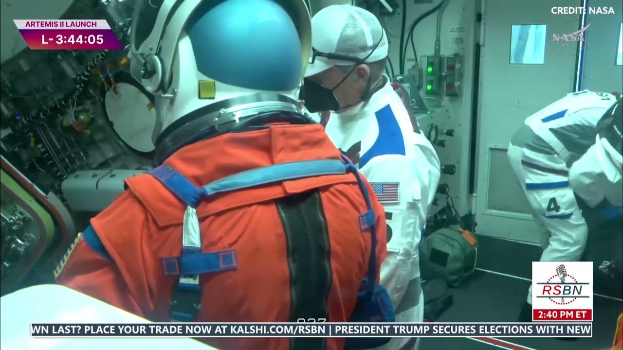 WATCH: The Artemis Two Team Boards the Orion Spacecraft Prior to Liftoff - 04/01/26