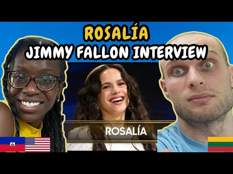 REACTION TO ROSALÍA Sings in 13 Languages on Album LUX, Teaches Jimmy to Sing "La Perla"