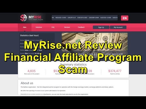 MyRise.net Review | Financial Affiliate Program Scam