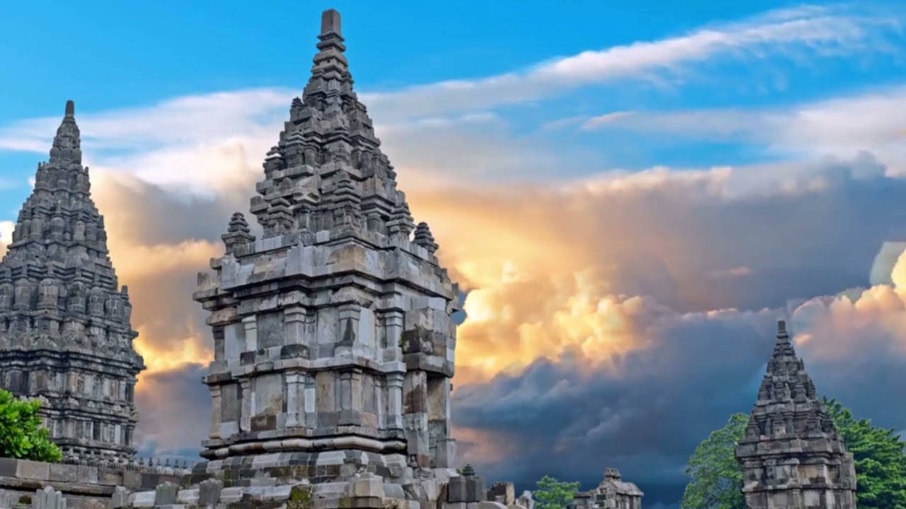 [Relaxation] Cleanse and purify your mind with a smooth sound and temple view in nature.