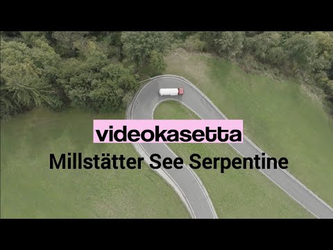 Millstätter See Serpentine Luftaufnahme