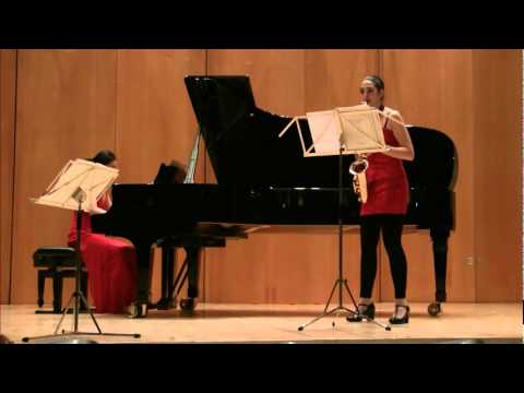 Rudy Wiedoeft - Valse Vanité - "Duo Aestus" -Sabina Egea Sobral -Saxophon, Jung Youn Kum -Klavier-