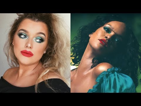 RIHANNA WILD THOUGHTS INSPIRED MAKE UP TUTORIAL | Rachel Leary