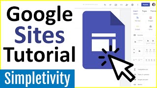 How to use Google Sites - Tutorial for Beginners