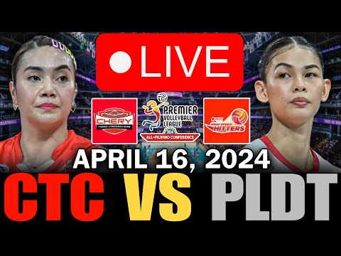 CHERY TIGGO VS. PLDT 🔴LIVE NOW - APRIL 16, 2024 | PVL ALL FILIPINO CONFERENCE 2024 #pvl2024