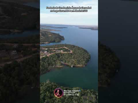 Portaria do Condomínio Águas do Cerrado II no Lago Corumbá 4 em Alexânia/GO