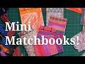 Mini Matchbooks Handmade Pocket Notebooks From Paper Scraps