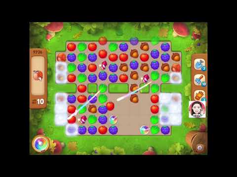 Gardenscapes Level HD 9736 *no boosters *. ✅✅/5. Medium to Hard Level (Took 4 attempts)