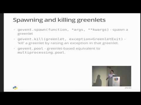gevent: asynchronous I/O made easy