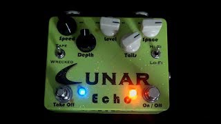 Video thumbnail for Lunar Echo by DMB Pedals - Analog Delay Demo by DelayDude