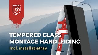 Rosso Apple iPhone XS Max Tempered Glass met Installatietray