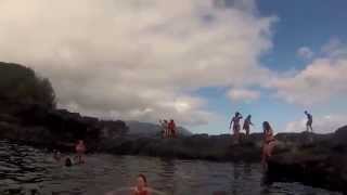 Amazing Grace Marley&#39;s Ghost Diving Tidepool Queen&#39;s Bath coral reef fish Princeville Kauai Hawaii
