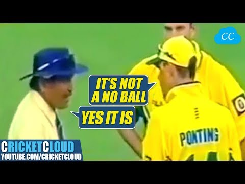 Ponting to Umpire: Why are you Calling a No Ball "A NO BALL" | IND vs AUS 2001 !!