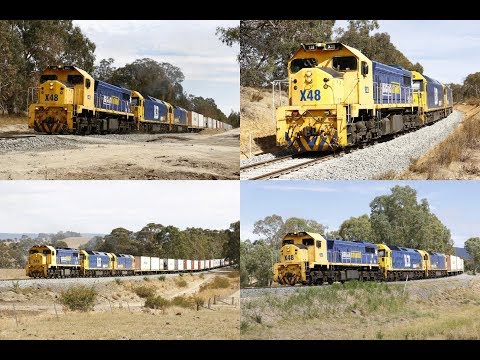 Trackside: X48, BL33 and G540 on 7901V- 16/3/18