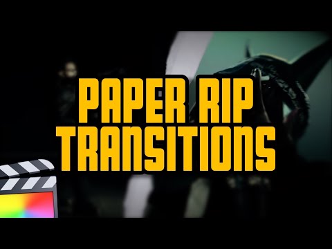 How to Create a Paper Rip Wipe Transition in Final Cut Pro X