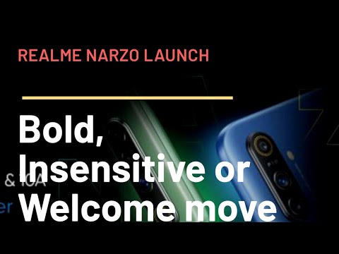 Realme Narzo Postponed for 2nd Time: Wast it Welcome or insensitive move? Realme Narzo Postponed for 2nd Time: Wast it Welcome or insensitive move?