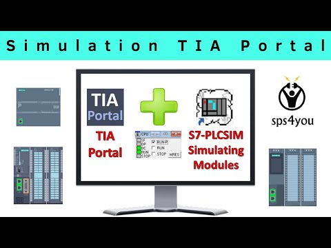 Simulation S7 300 mit PLCSIM im TIA Portal – SPS programmieren – Aufbaukurs (Kapitel 6.3.1)