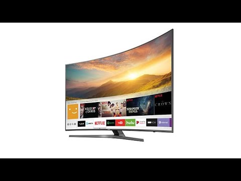Samsung 55" MU7600 4K Ultra HD Curved Smart TV with 2Yea...