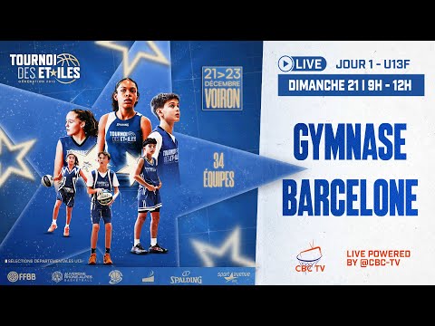 LIVE | Tournoi des Étoiles 2025 – Jour 1 (U13F) | Gymnase Barcelone | Voiron