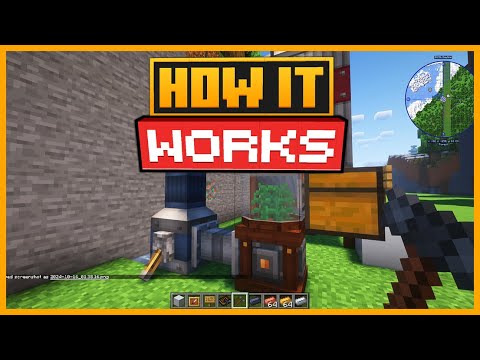 🟨 HOW A GARDEN CLOCHE WORKS in the IMMERSIVE ENGINEERING MOD in MINECRAFT
