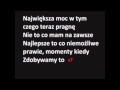 Sylwia Grzeszczak- Zdobywamy (tekst) 