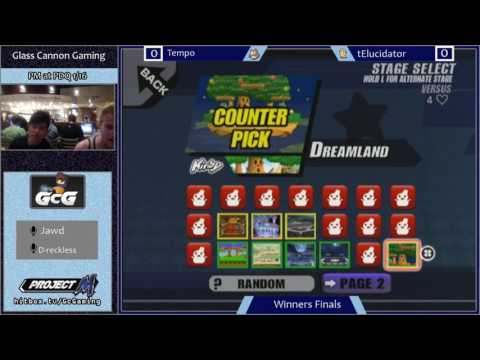 tElucidator (Lucas) vs Tempo (Fox) Winner's Finals PM at PDQ 1/16