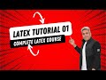 01 Latex Tutorial Latex For Beginners Latex In Urdu Latex In Hindi Latex Winedt