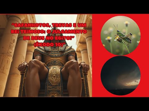 “Gafanhotos, Trevas e um Rei Teimoso O Julgamento de Deus no Egito!”  Êxodo 10
