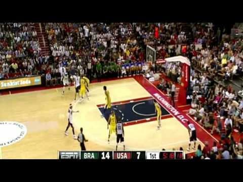 USA vs. Brazil - FIBA Friendly - 16-07-2012 [PART 1 OF 4]