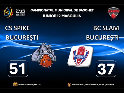 CS Spike Bucuresti - CS Slam Bucuresti. Scor: 51 - 37 (05 nov 2023, Campionatul Municipal J2) HD