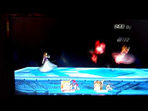 Super Smash Bros Brawl Melee Zelda vs Zelda