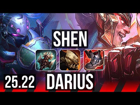 SHEN vs DARIUS (TOP) | 10/1/20, Godlike | EUW Master | 25.22