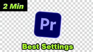 Transparent Background in Premiere Pro | Best Settings