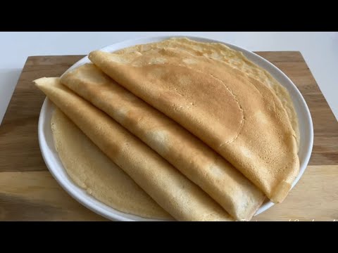 Krepa të buta në pak min/ Soft Crêpes in few min| Pllaqinka.