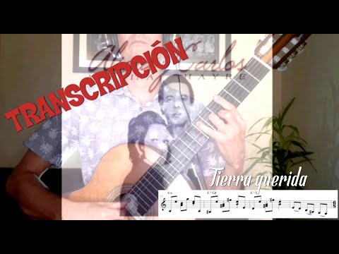 Tierra querida / Alicia Maguiña y Carlos Hayre / Transcripción / Raúl Zúñiga