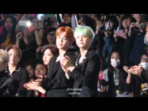 151202 MAMA - BTS Jimin & Suga's Reactions when EXO won