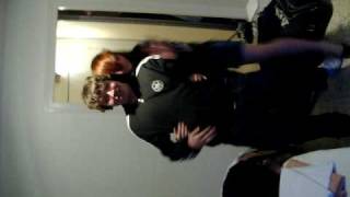 Lewis Moffat dancing to "I believe in miracles"