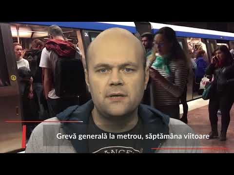 Stiri Mediafax 15 Noiembrie - Grevă generală la metrou
