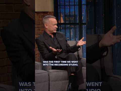 Tom Hanks on taking Woody & Buzz photos after a performance of “This World of Tomorrow"