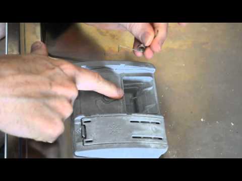 Bosch soap dispenser repair - vertical sliding dispenser.