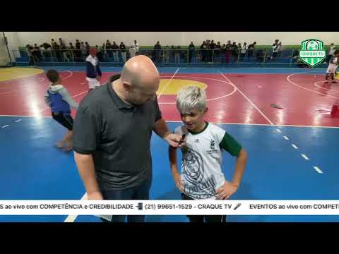 ENTREVISTA COM O GOLEIRO THIAGO DO COMARY FUTSAL  - CAMPEONATO ESTADUAL 2023 DA RIO FUTSAL SUB 9