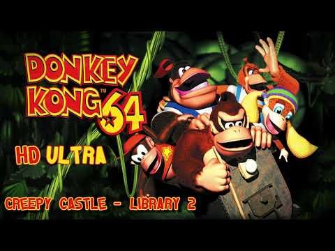 Donkey Kong 64: Creepy Castle - Library 2 HD